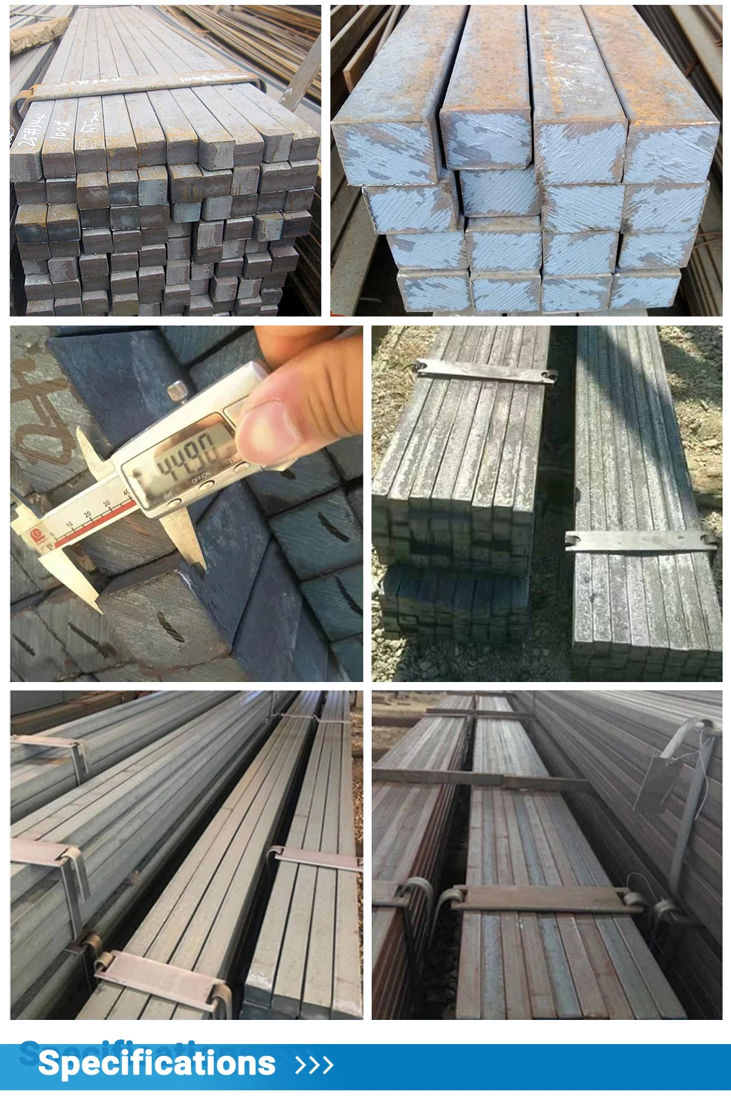 Grade 40 Grade 50 Square Bar 10mm Square Metal Rod Square Rod Price