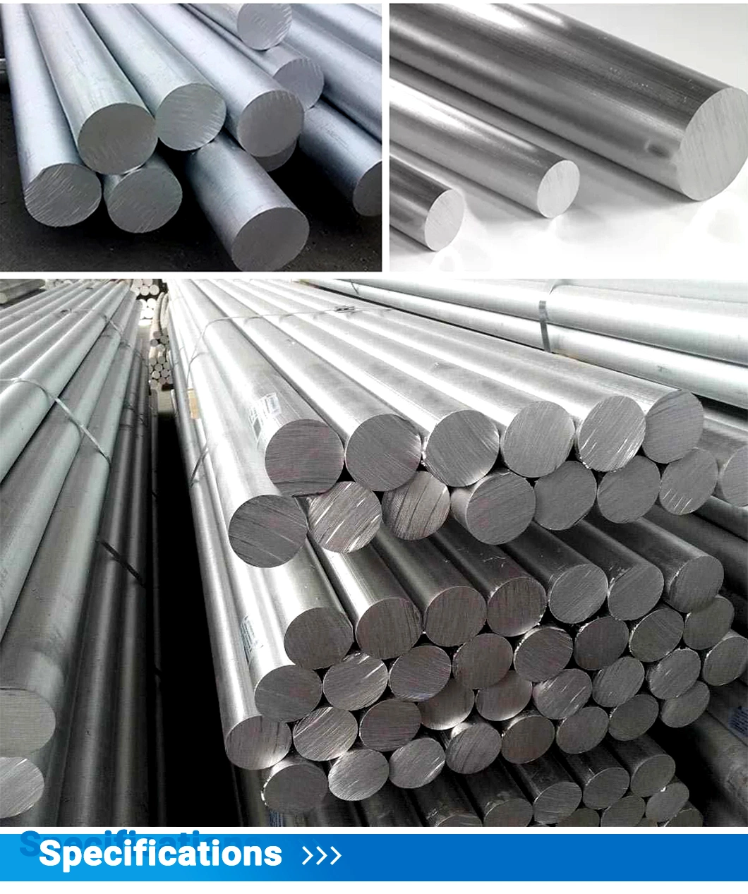 High Quality Alloy Rod Price Per Kg 6061 T6 Aluminum Round Bar