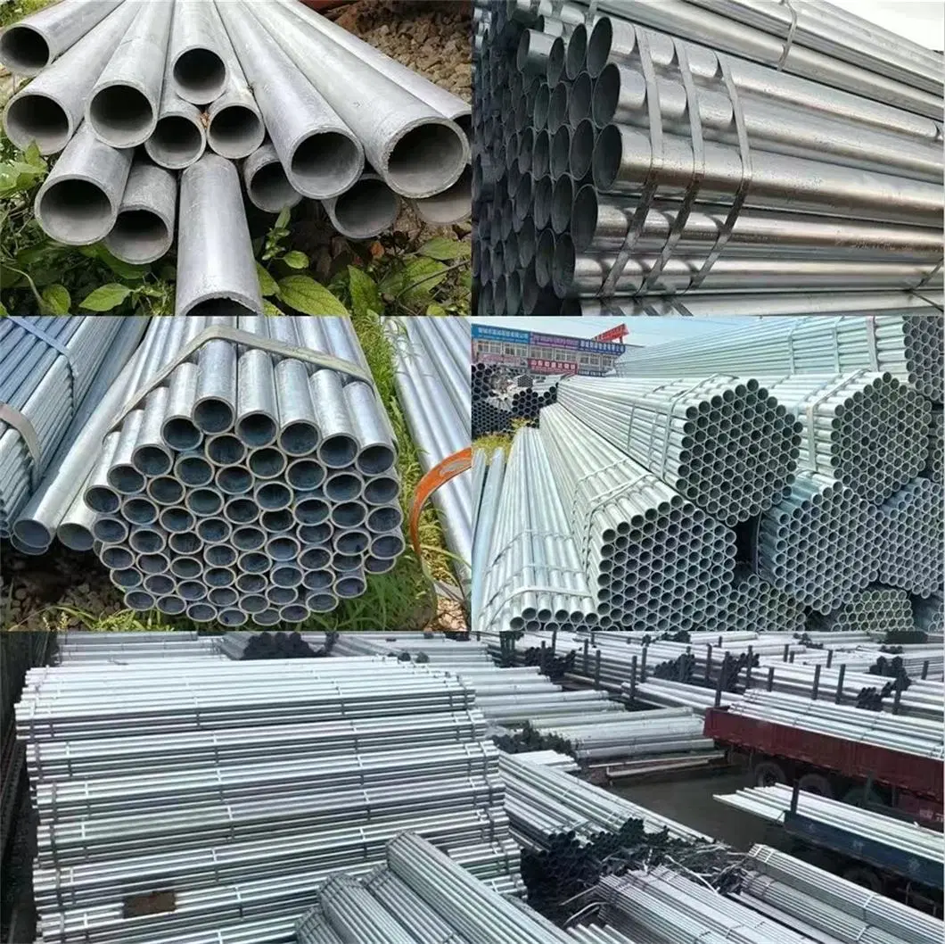 ASTM Standard Round Tubes Carbon Steel Q235 Q195 S355 Hot Dipped Galvanized Round Pipe