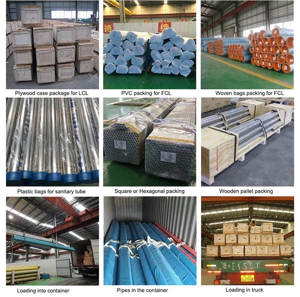 Dx51d Dx51d+Z Galvanized Round Pipe Supports Customization