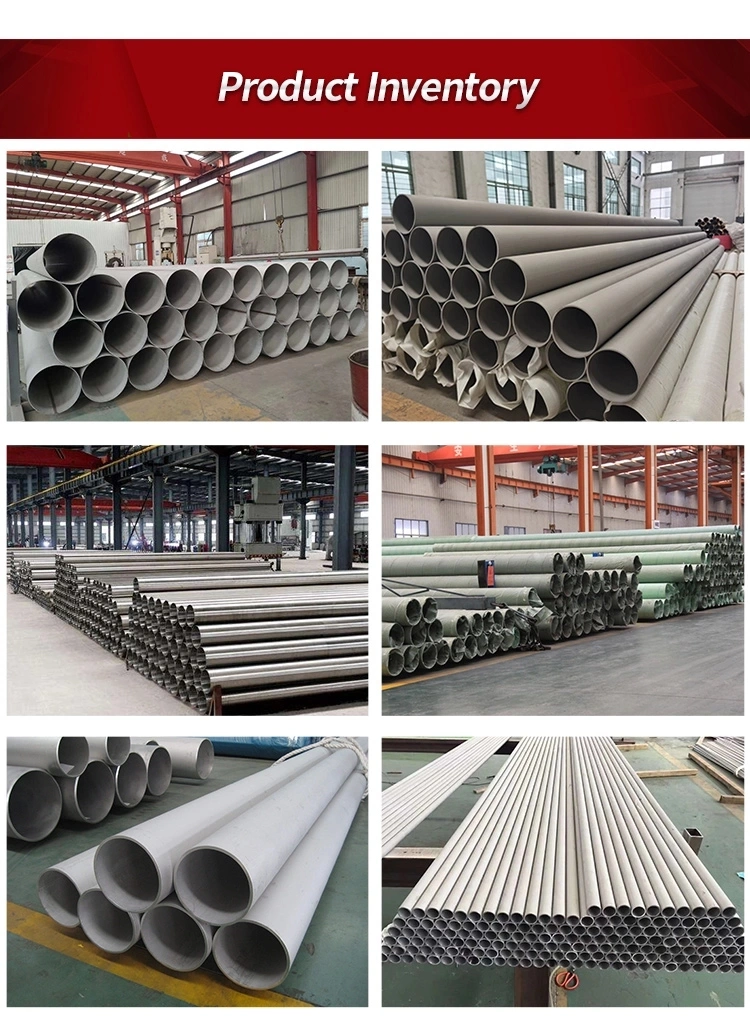 ASTM Sch 40 Round 304 316 321 Seamless Stainless Steel Pipe