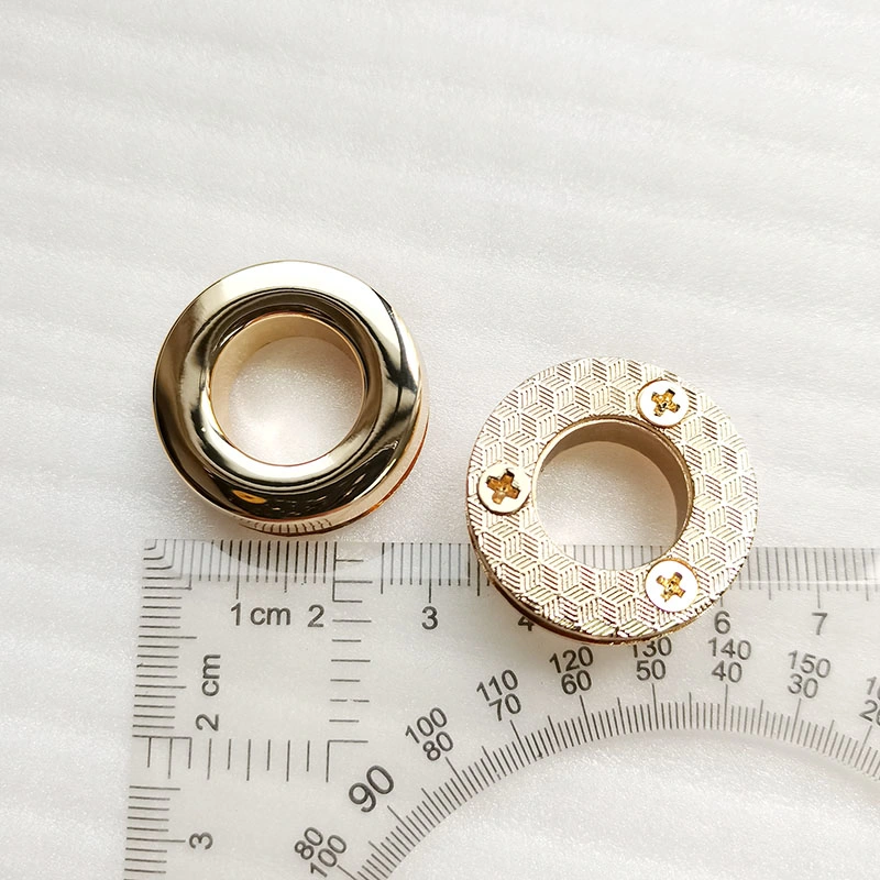 Fashion Round Shape Metal Screw Grommet Eyelet Garment Accessories