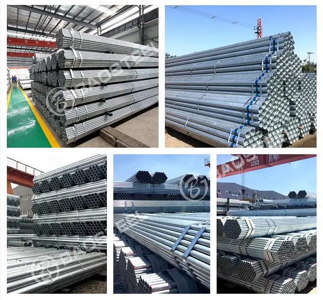 Hot Dipped Galvanized ERW Steel Pipe Galvanized Round Tube