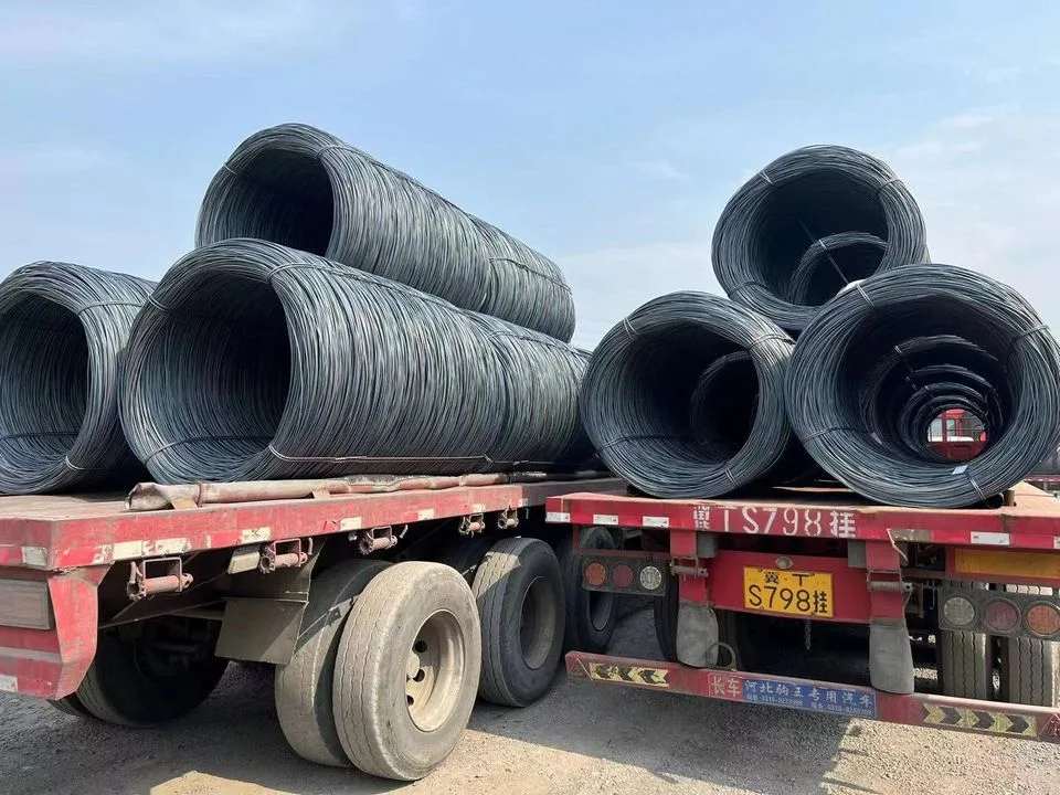 with Factory Price 6mm 8mm SAE1006 Steel Wire Rod in Roll Rebar