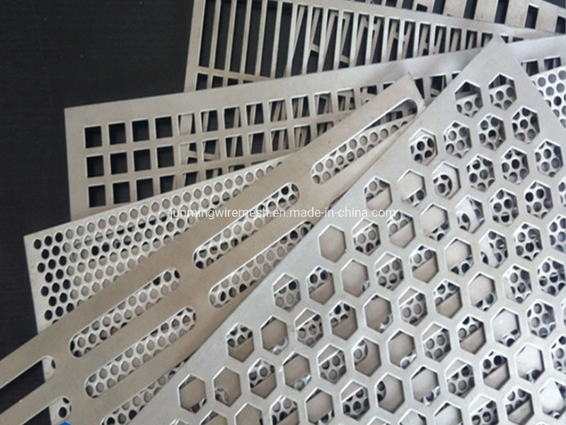 Round Hole Straight Perforated Metal Panel