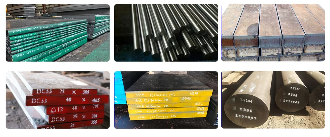 Baosteel P20+Ni 718 Alloy Steel Plate Machined Round Bar