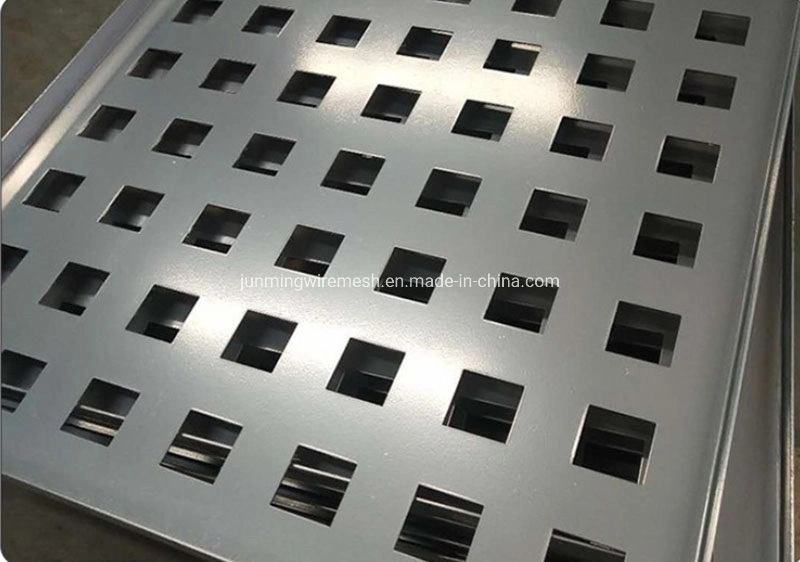 Round Hole Straight Perforated Metal Panel