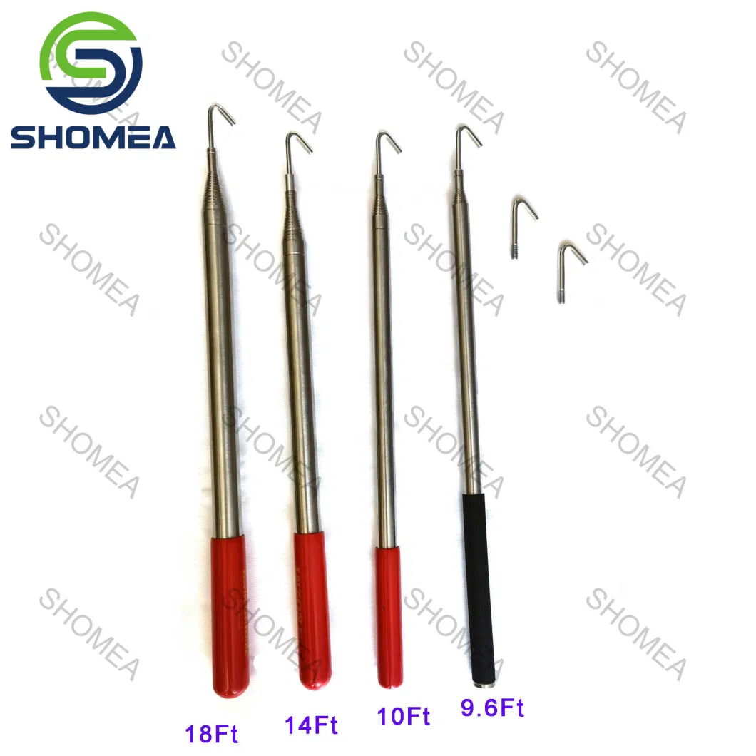 No-Rotating Stainless Steel Telescopic Tube with Slot