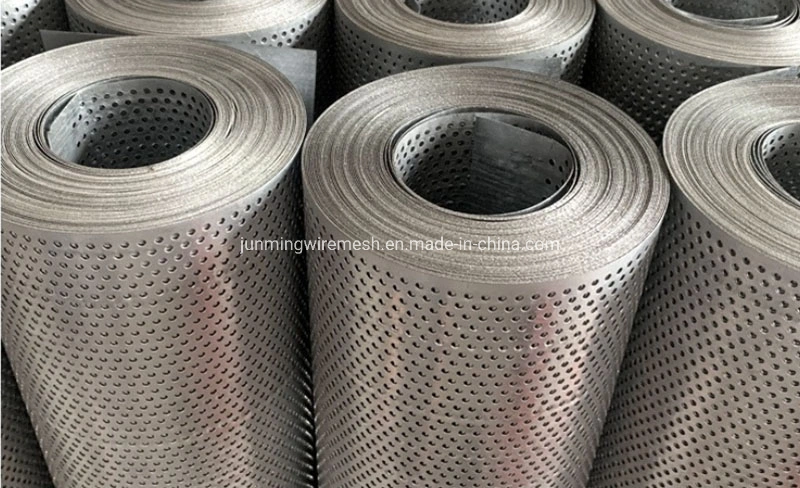 Round Hole Straight Perforated Metal Panel