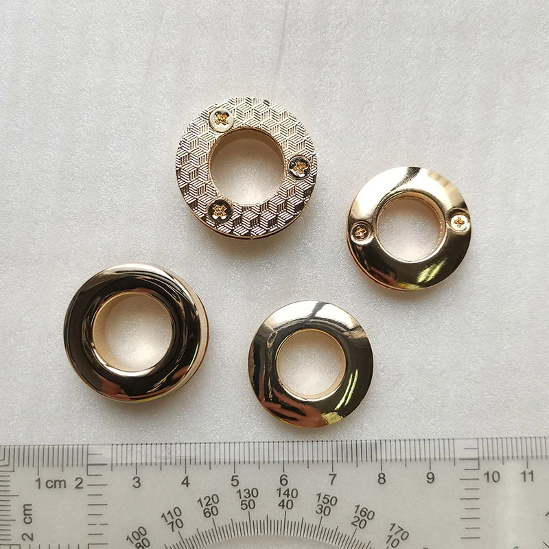 Fashion Round Shape Metal Screw Grommet Eyelet Garment Accessories