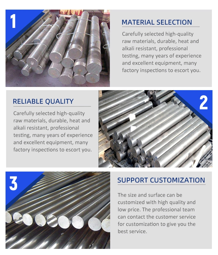 Factory Direct Sales 300series 304 8mm 6mm Hot Rolled Stainless Steel Round Bar/Rod Price