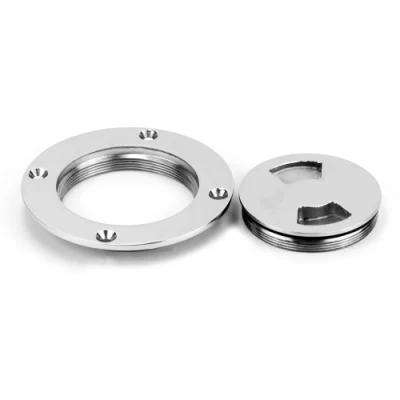 Pannello di accesso da 3/4/5/6&quot; per imbarcazioni marine, in acciaio inox 316 piattaforma rotonda per battelli in kayak