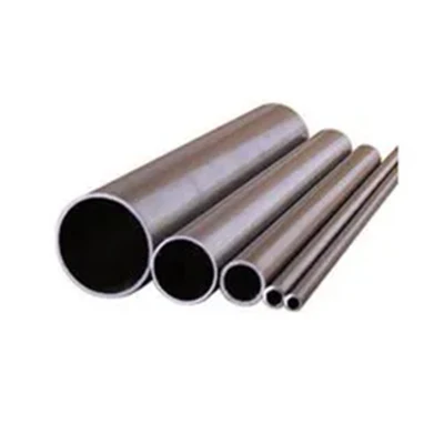 Tubi di acciaio di sale laminato a caldo tubo di acciaio al carbonio nero DIN1629 St37 St45 ST52 A106 A53 acciaio dolce senza saldatura rotondo Tubo meccanico