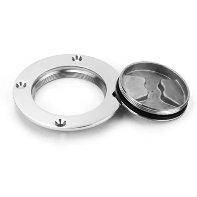 Pannello di accesso da 3/4/5/6&quot; per imbarcazioni marine, in acciaio inox 316 piattaforma rotonda per battelli in kayak