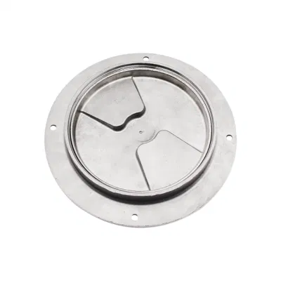 Pannello di accesso da 3/4/5/6&quot; per imbarcazioni marine, in acciaio inox 316 piattaforma rotonda per battelli in kayak