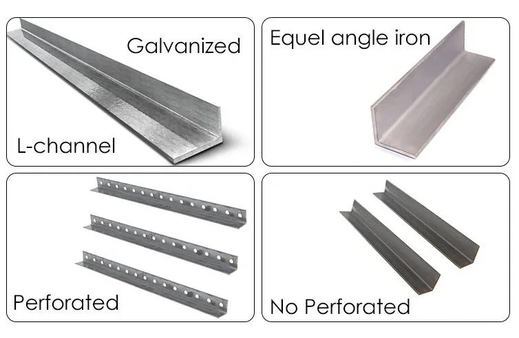 Equal and Unequal Angle Steel Hot Rolled Galvanized Steel Angel Bar 4X4 Inch 20FT Length Standard 100X100X10 Steel Angle Bar