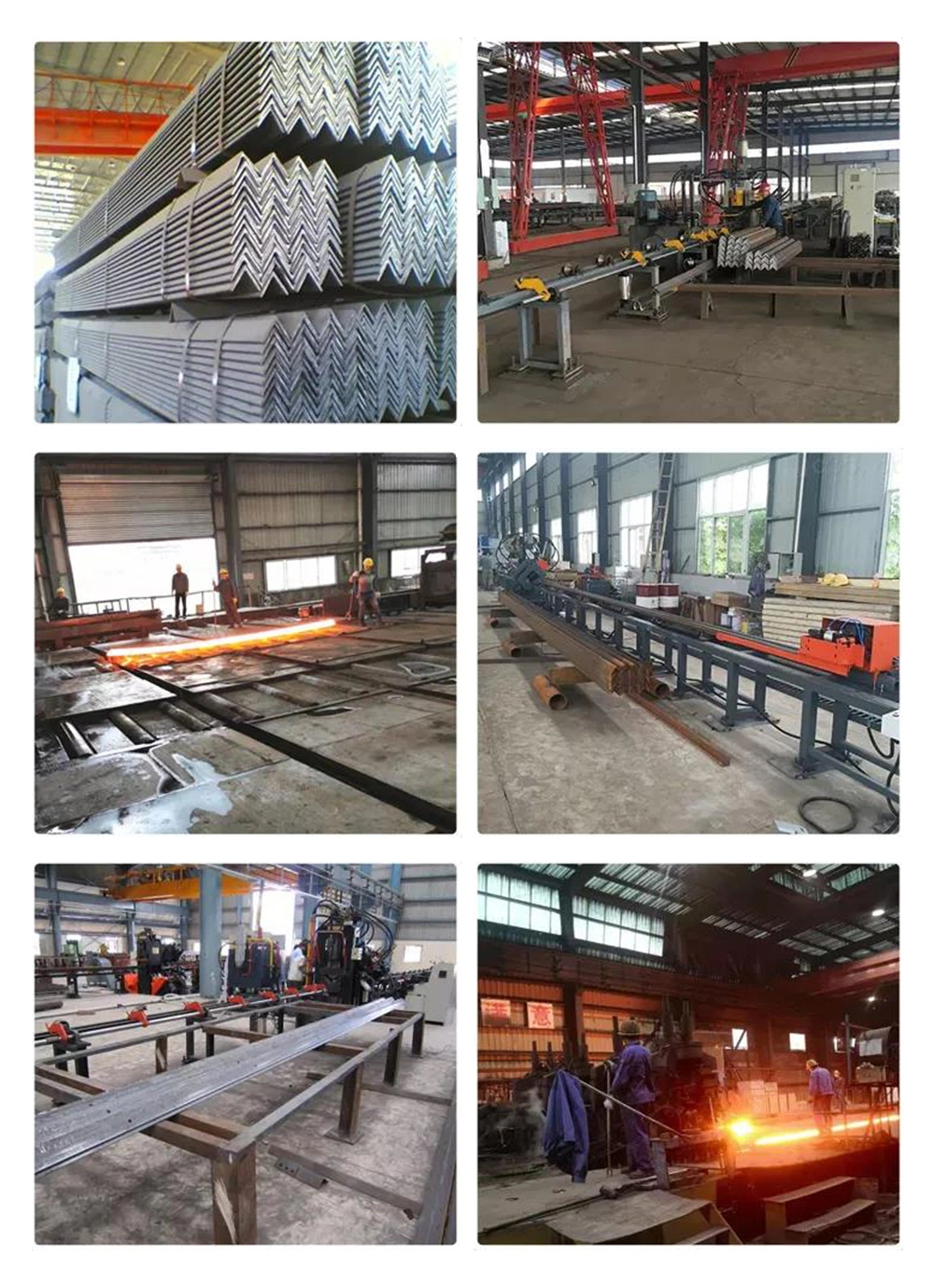 Equal and Unequal Angle Steel Hot Rolled Galvanized Steel Angel Bar 4X4 Inch 20FT Length Standard 100X100X10 Steel Angle Bar