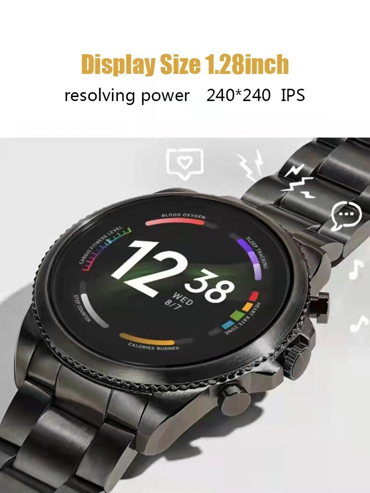 Hot Sell C08 Waterproof 1.28inch Round Screen Smartwatch