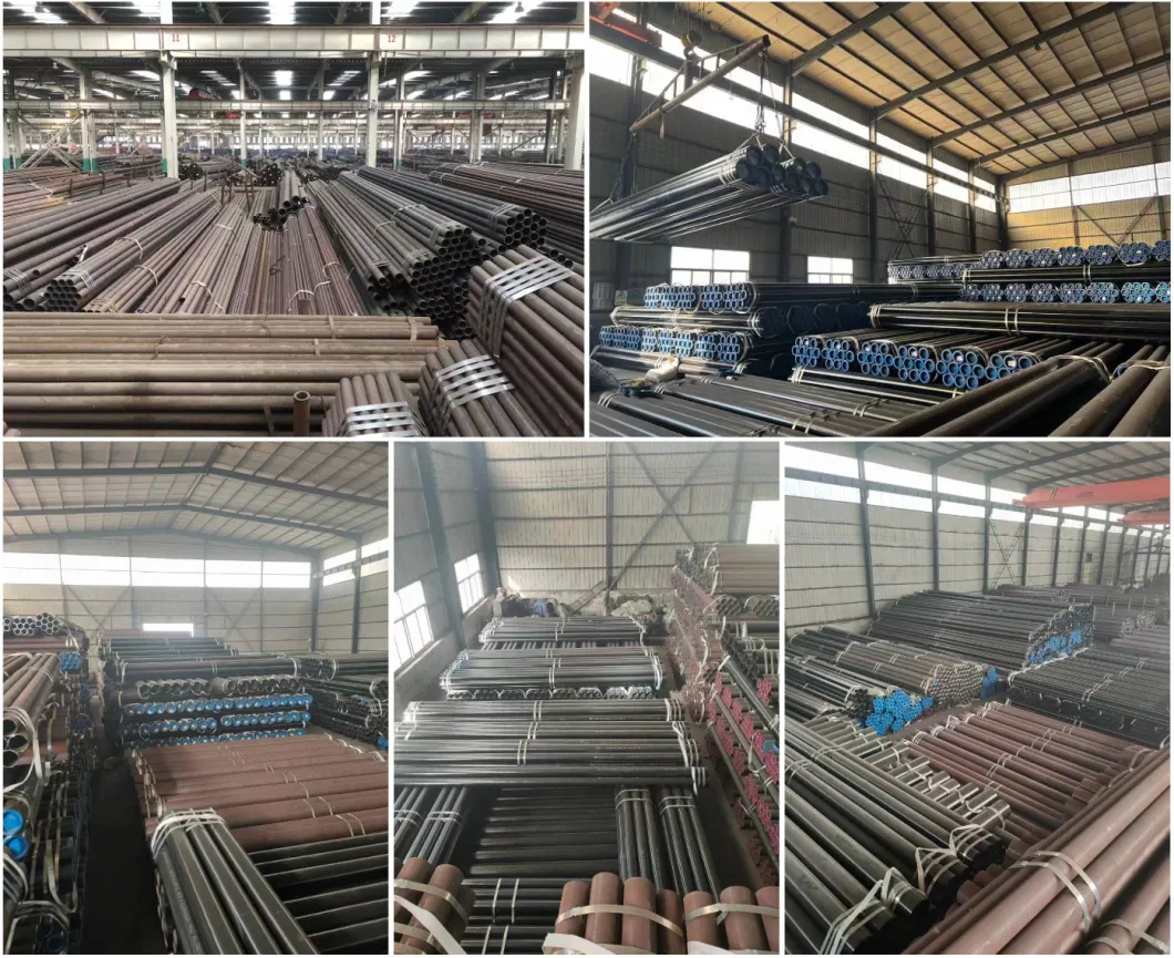 Steel Pipe Manufacturer ASTM A53 A106 Q195 Q235B 1045 Round Hot Rolled Steel Pipe Welded or Seamless Mild Carbon Steel Pipe API 5L Sch40 Oil and Gas Pipeline