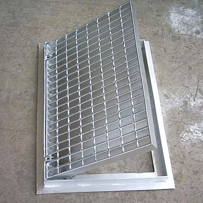 Galvanized Platform Deck Drain Separate Stainless Steel Round Bar Overflow Grating for Manhole Cover