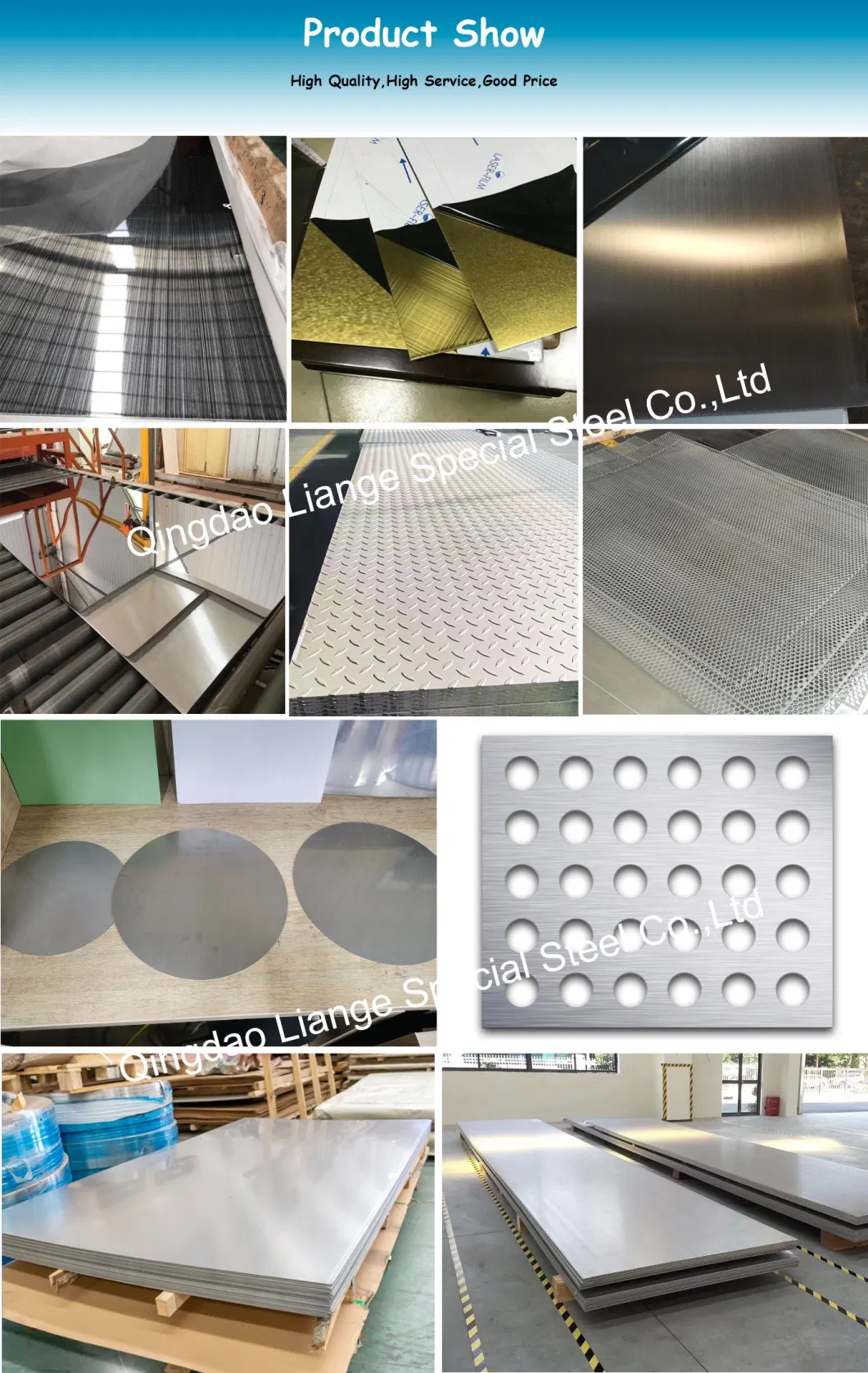 Perforated Mesh Manufacturer Round Hole Mesh Roll 201 304 Stainless Steel Perforated Plate