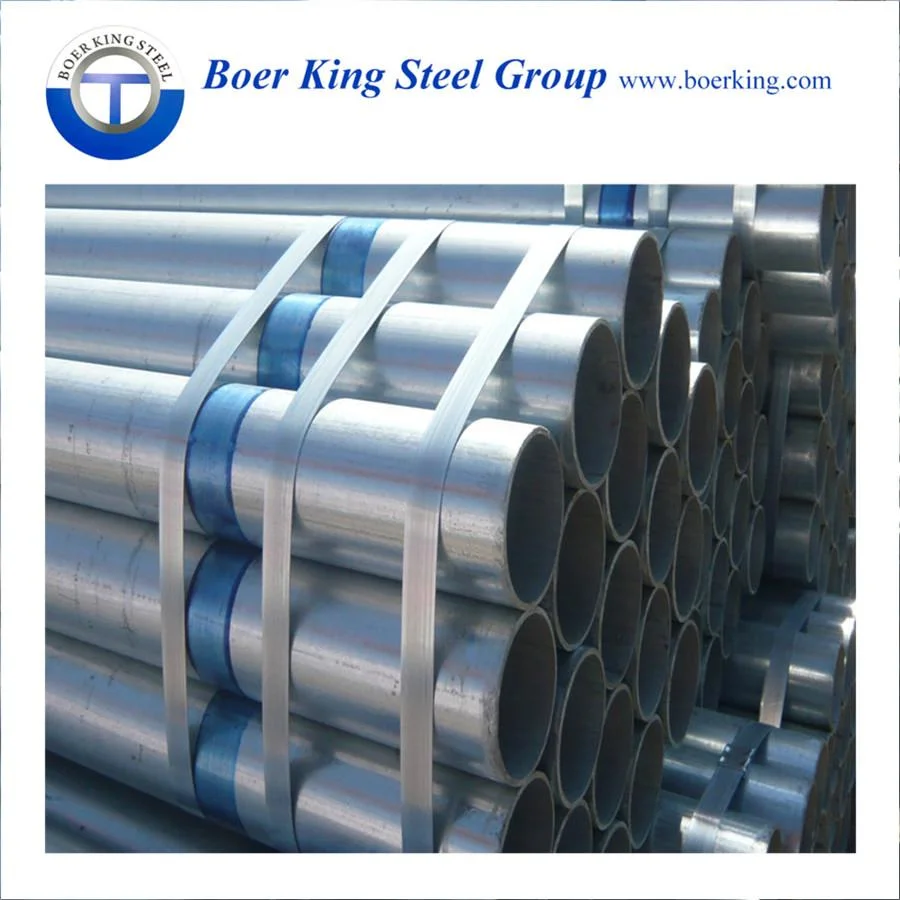 ASTM A53 Hot Rolled Mild Carbon Steel Zinc Coated 7 Inch ERW Welded Galvanized Steel Pipe and Tubes