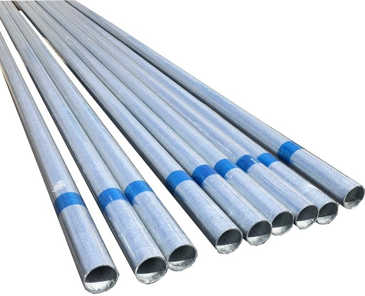 ASTM A53 Hot Rolled Mild Carbon Steel Zinc Coated 7 Inch ERW Welded Galvanized Steel Pipe and Tubes