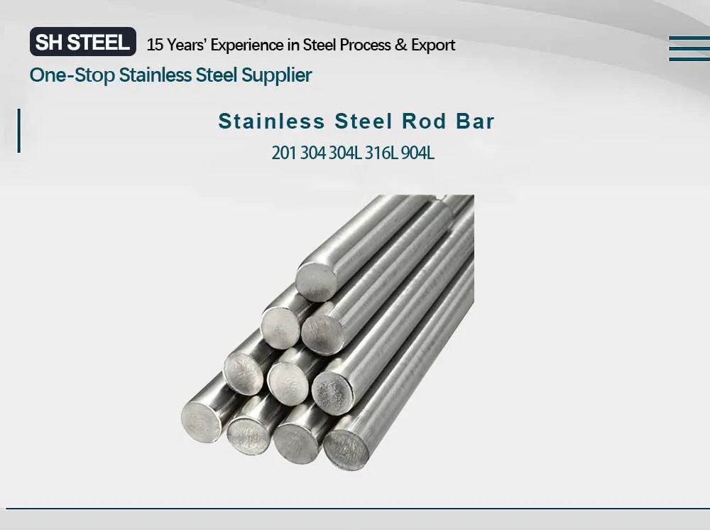 Expert Manufacturer 904L Stainless Steel Bar Ss Round Steel Rod