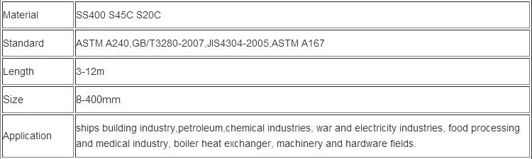 304 Stainless Steel Round Bar 06cr19ni10 Round Steel Cut to Length