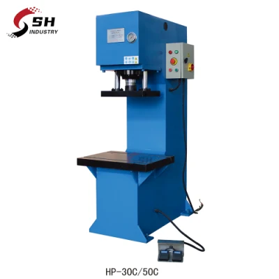  Small Mini Electric C Type Hydraulic Oil Press HP-20c HP-30c HP-50c Single Column Hydraulic Press