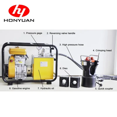 Diamond Wire Connecting Electrical Battery Hydraulic Crimping Tool
