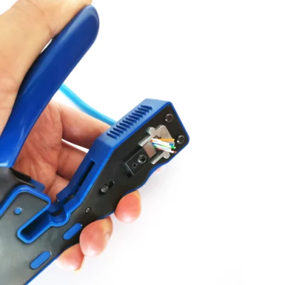 Multifunctional 8p6p Network Tool with Stripping Squeezing Crimping Network Cable Pliers