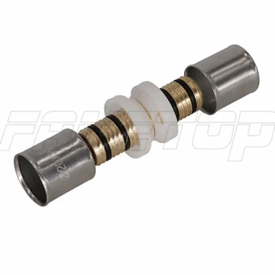  F5 Brass Press Fitting for Pex-Al-Pex Multilayer/Composite Pipe (PAP) with U/Th Jaws