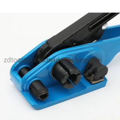Zdpack Manual Hand Plastic Banding Crimping Strapping Bander Tool for Polyester Pet Strap