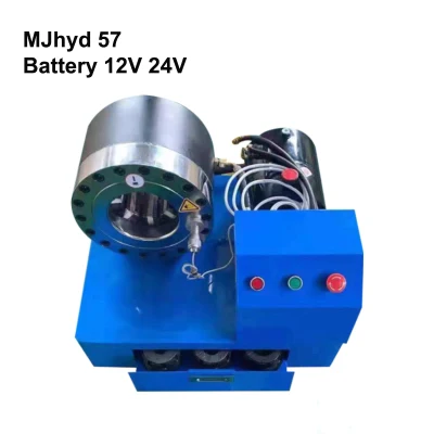 Battery Powered Steeil Pipe Press Tools 1/8-2&prime;&prime; 12V 24V Vehicle Air Conditioner Used Hydraulic Hose Crimping Machine