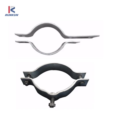 Stainless Pipe Clamps Hydraulic Tube Hold Hoop Galvanized Steel Clamp for Malaysia Market