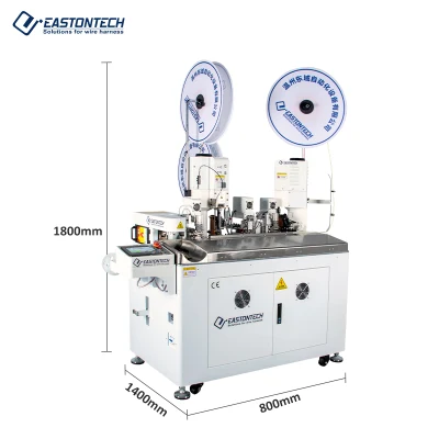 Shrink Tube Marking Insertion Heating Automatic Wire Stripping and Crimping Machine Wire Terminal Crimper