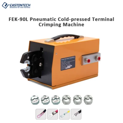 Eastontech Fek-90L 6-95mm Pneumatic Air Rnb Sc Terminals Crimp Machine Tool Outils Ferramentas Gift Crimping Dies Wire Connector