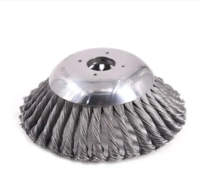  Trimmer Weed Brush Head Universal Steel Wire Weeding Wheel Lawn Mower Cutter