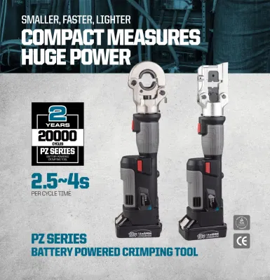  Igeelee Pz-240 Battery Powered Hydraulic Cordless Wire Crimping Tool