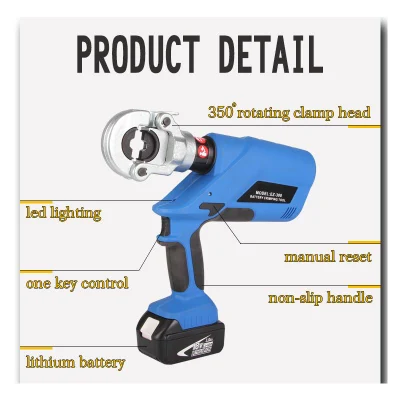 16-300 Hydraulic Battery Crimping Tool Cable Wire Rope Crimping Tools