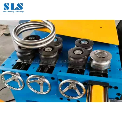 Outdoors Greenhouses Stent, Metal Steel / Galvanized Round / Square Profile Tube, Electric Hydraulic Large Radian Bend Pipe Rolling, CNC 7 Roller Bending Bender