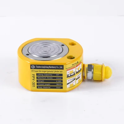 Fpy-30 Oil Cylinder 30t Lifting Tools Ultra-Thin Manual Hydraulic Jacks