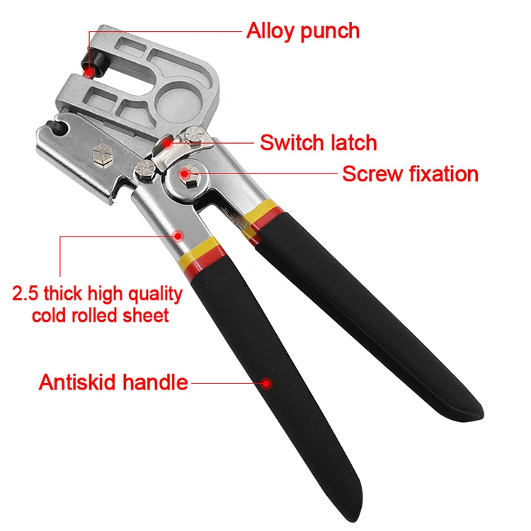 Punch Pliers Keel Punch Lock Stud Crimper Connection Plier Locking Pliers Hand Tools