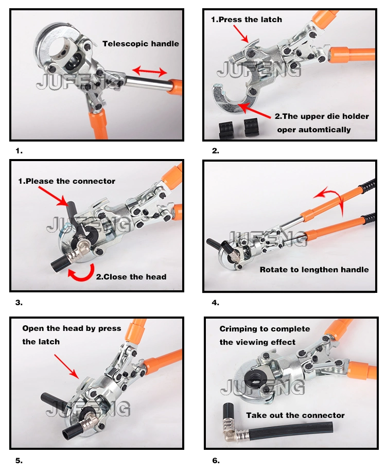 Jt-1632 Mechanical Pex Tube Pipe Tube Crimping Tool