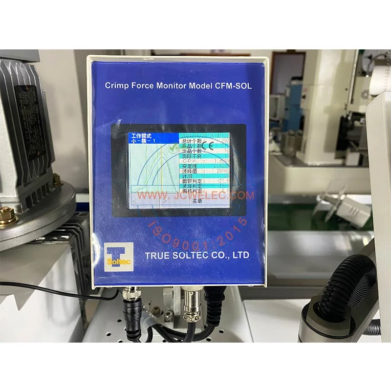 JCW-CST08 Fully Auto Wire Crimping Tinning and Twist Machine Four Single Cable Terminal Tool