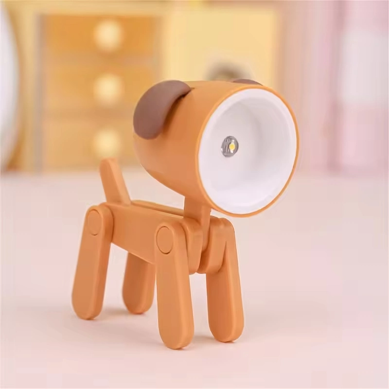 Mini Rocking Horse Night Light Desk Lamp Creative Cute Pet Ornament Book Light