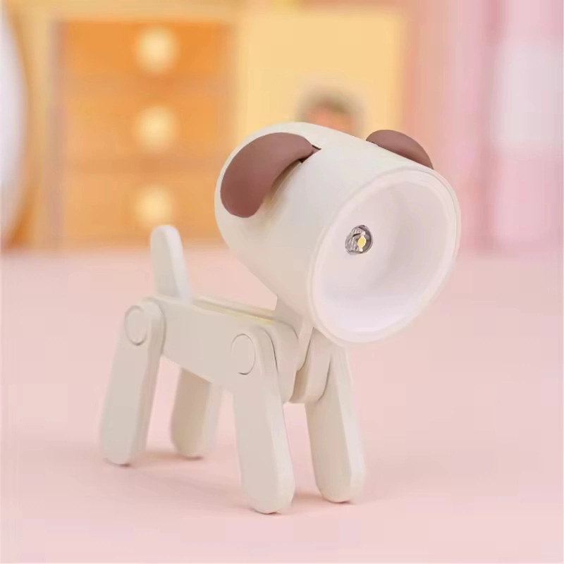 Mini Rocking Horse Night Light Desk Lamp Creative Cute Pet Ornament Book Light