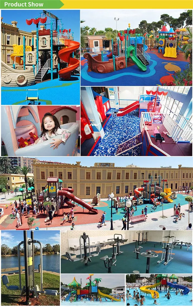 Cheap Plastic Playground Equipment with Slides