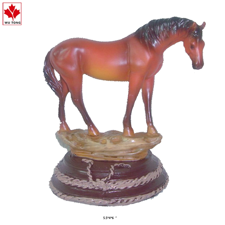 Animal Resin Crafts Horse Resin Art Sculptures Are Used for Business Gifts and Home Decor